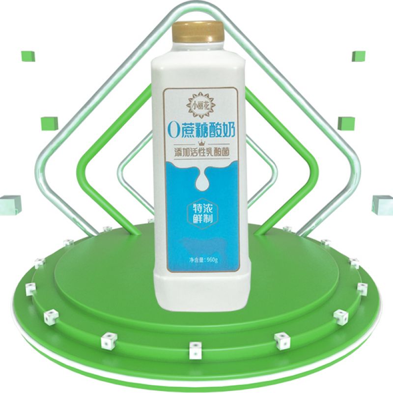 小麗花0蔗糖酸奶（960g）